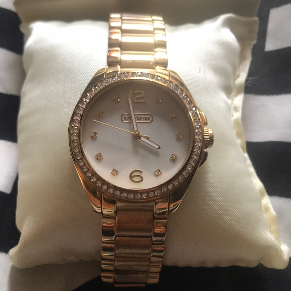 Coach yellow gold women’s watch